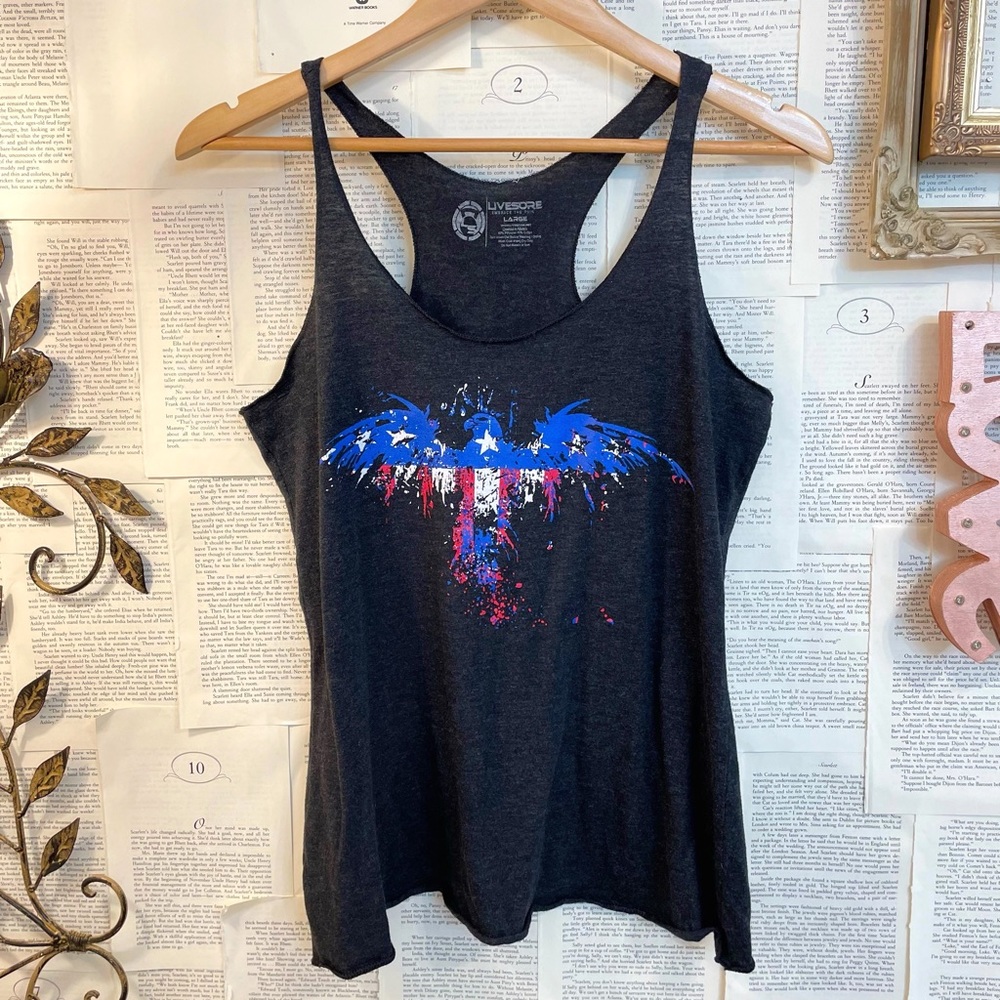LIVESORE Memorial MURPH Tank Top sz L
